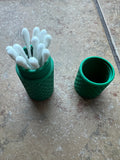 Q-tip holder for traveling